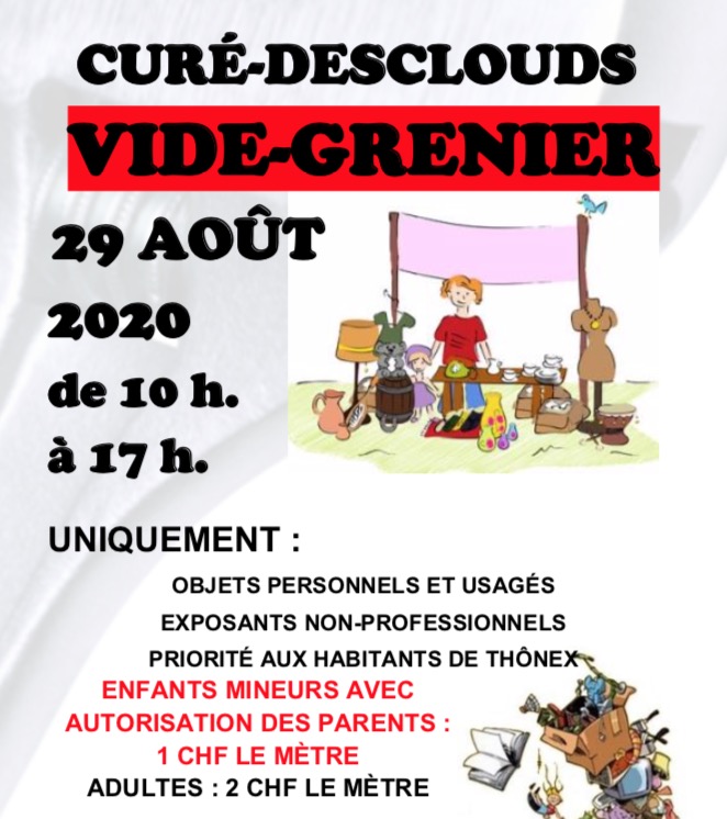 Vide greniers et fête 2020